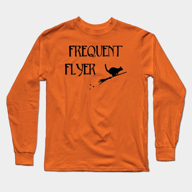 Frequent Flyer Long Sleeve T-Shirt by Frypie